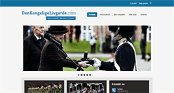 Desktop Screenshot of denkongeligelivgarde.com
